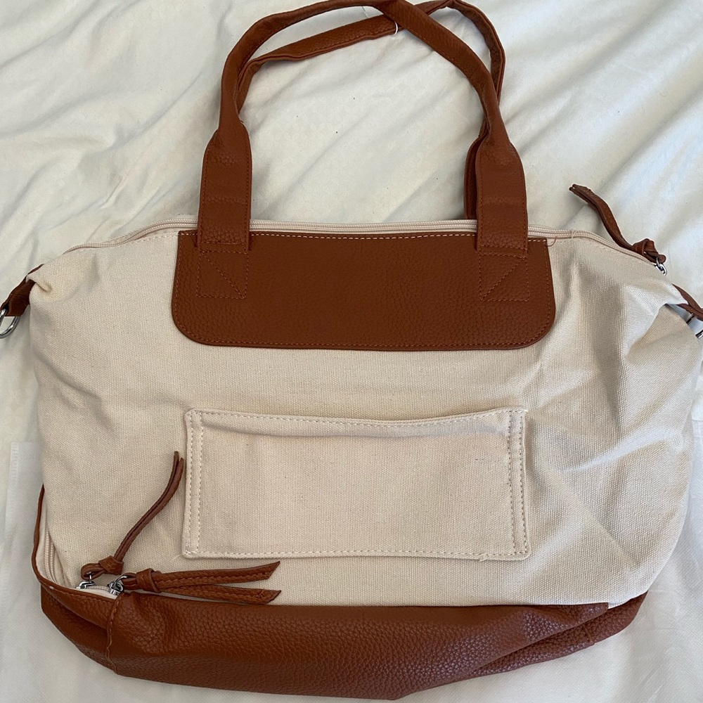 Graf Lantz weekender canvas/leather bag